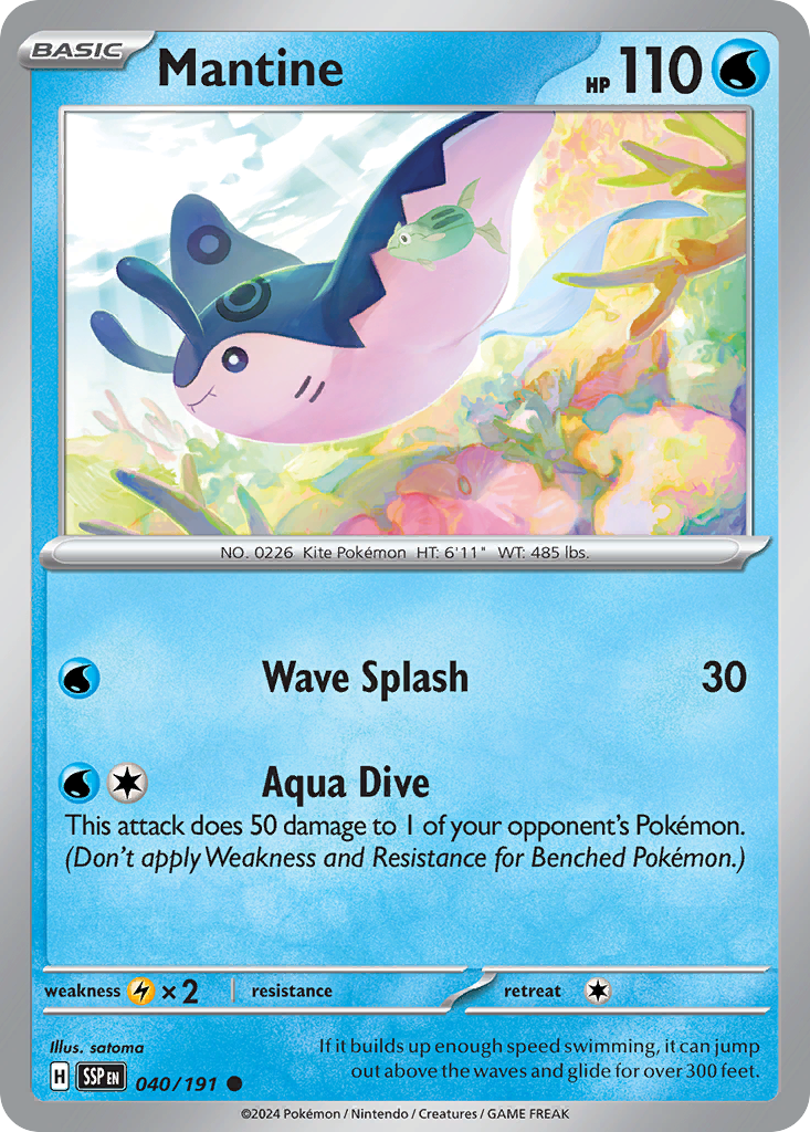 Mantine sv8-40 Common from Surging Sparks Set