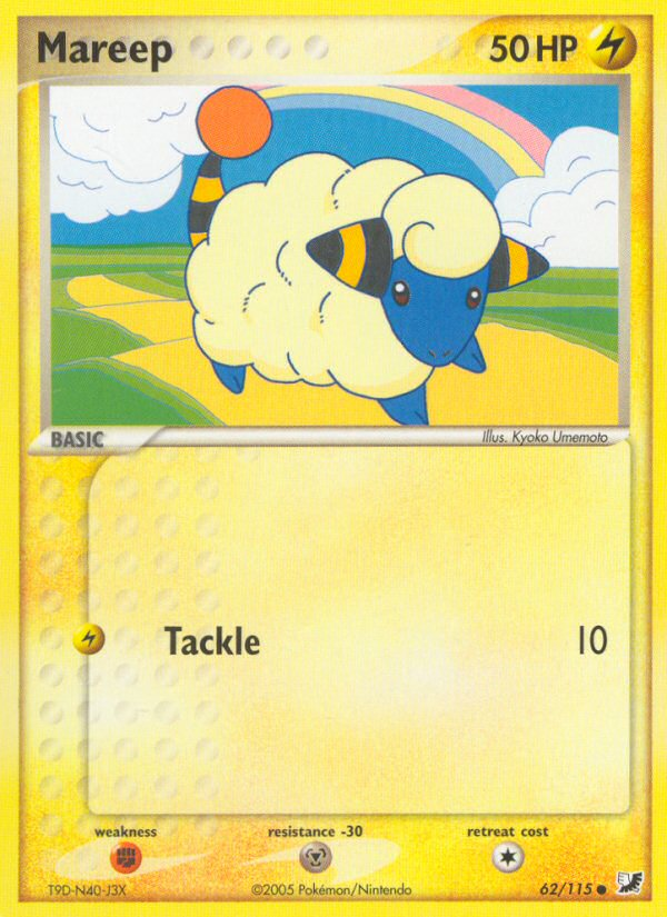 Mareep ex10-62 Common from Unseen Forces Set