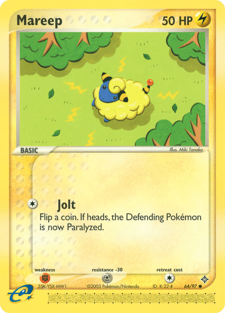 Mareep ex3-64 Common from Dragon Set