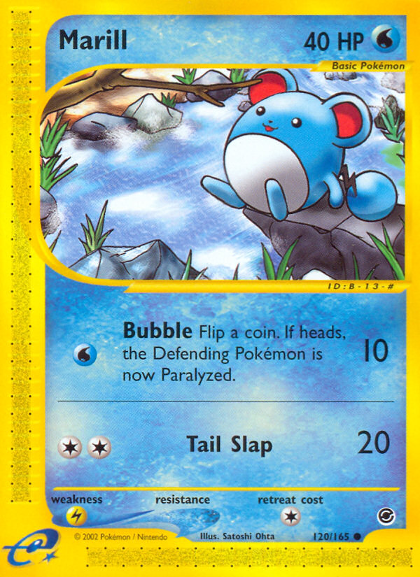 Marill ecard1-120 Common from  Set
