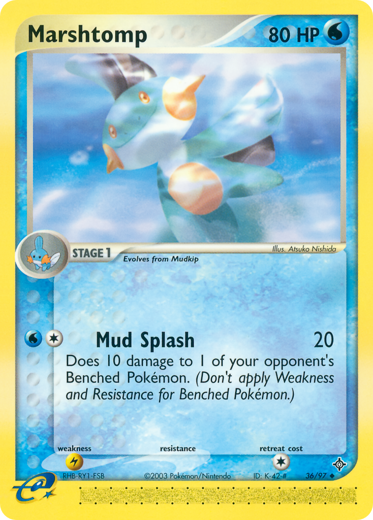 Marshtomp ex3-36 Uncommon from Dragon Set