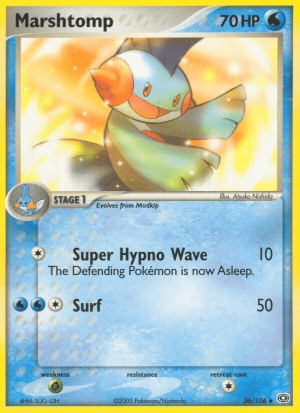 Marshtomp ex9-36 Uncommon from Emerald Set