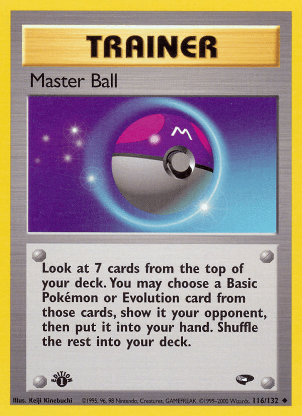 Master Ball gym2-116 Uncommon from Gym Challenge Set