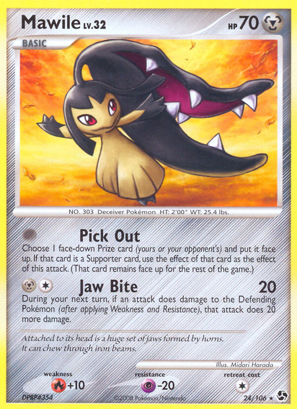 Mawile dp4-24 Rare from Great Encounters Set
