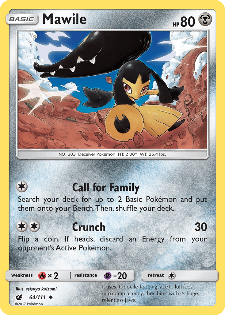 Mawile sm4-64 Uncommon from Crimson Invasion Set