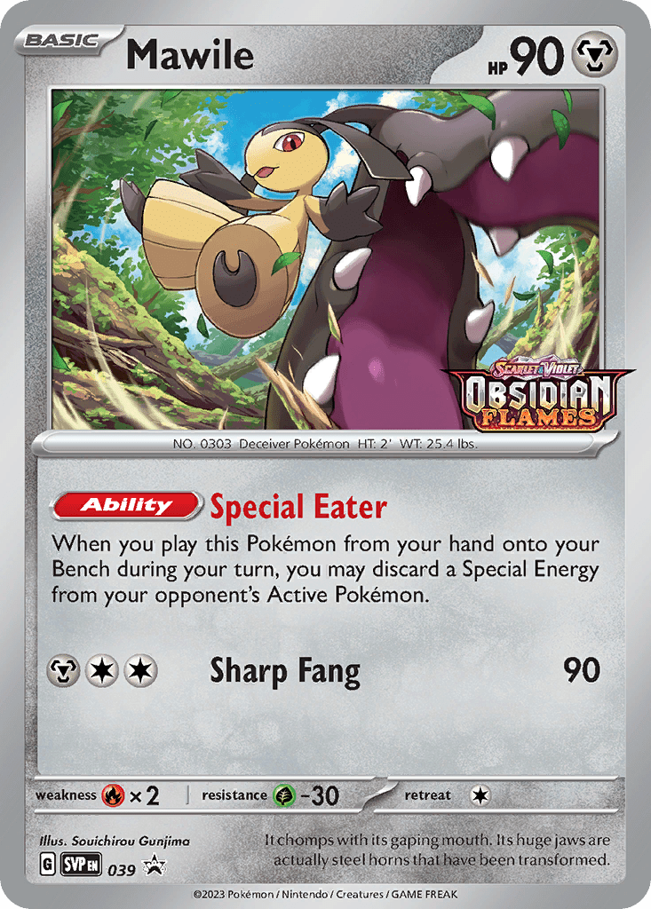 Mawile svp-39 Promo from Scarlet & Violet Black Star Promos Set