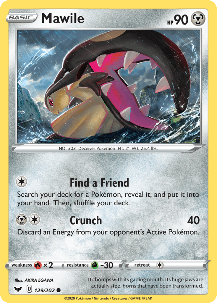 Mawile swsh1-129 Common from Sword & Shield Set