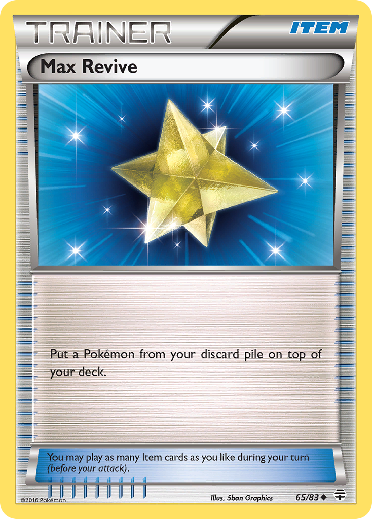 Max Revive g1-65 Uncommon from Generations Set