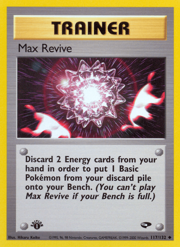 Max Revive gym2-117 Uncommon from Gym Challenge Set