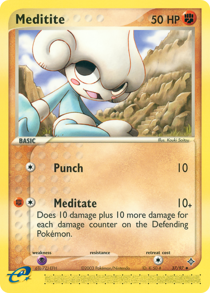 Meditite ex3-37 Uncommon from Dragon Set