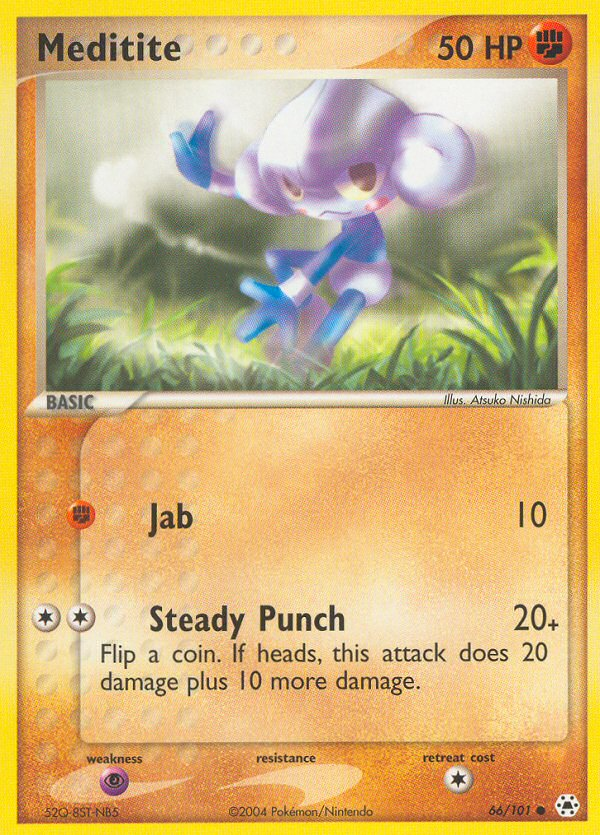 Meditite ex5-66 Common from Hidden Legends Set