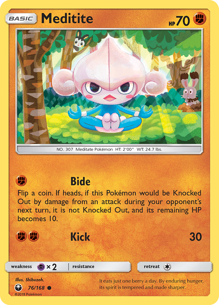 Meditite sm7-76 Common from Celestial Storm Set
