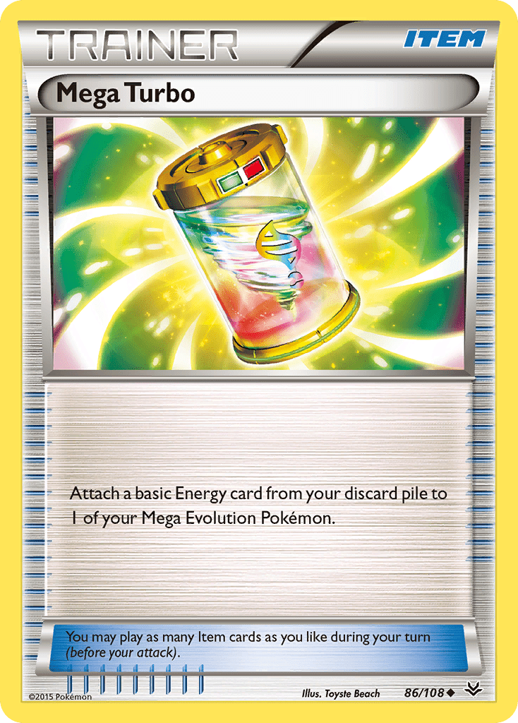 Mega Turbo xy6-86 Uncommon from Roaring Skies Set