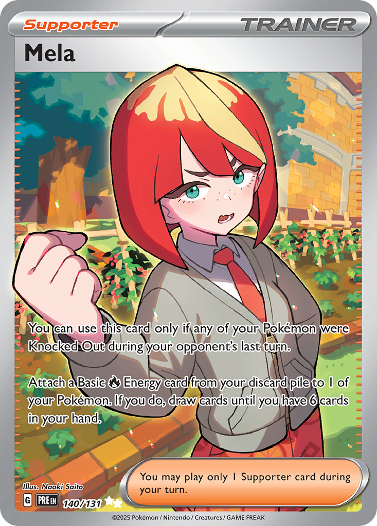Mela sv8pt5-140 Ultra Rare from Prismatic Evolutions Set