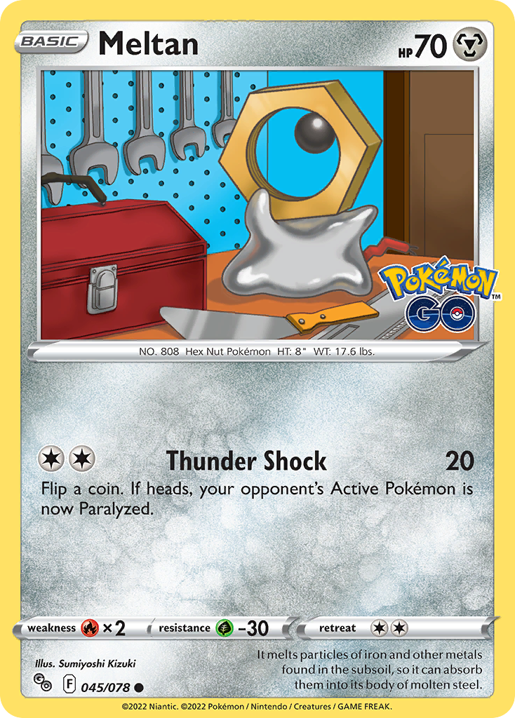 Meltan pgo-45 Common from Pokémon GO Set