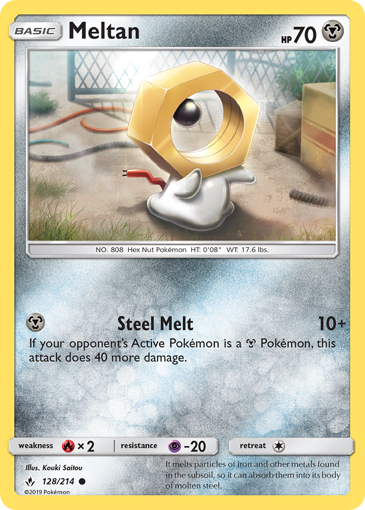 Meltan sm10-128 Common from Unbroken Bonds Set