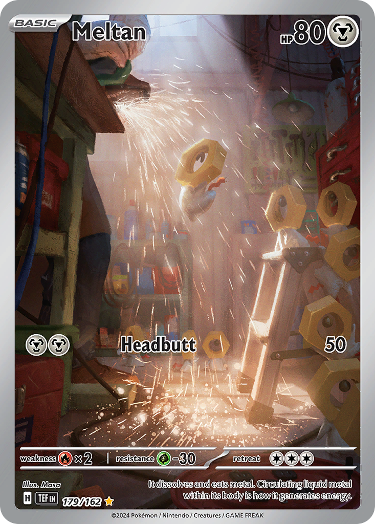 Meltan sv5-179 Illustration Rare from Temporal Forces Set