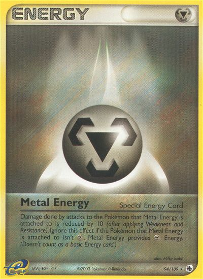 Metal Energy ex1-94 Rare from Ruby & Sapphire Set