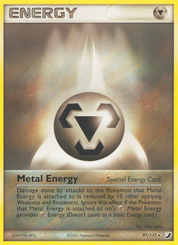 Metal Energy ex10-97 Rare from Unseen Forces Set
