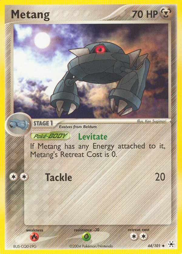 Metang ex5-44 Uncommon from Hidden Legends Set