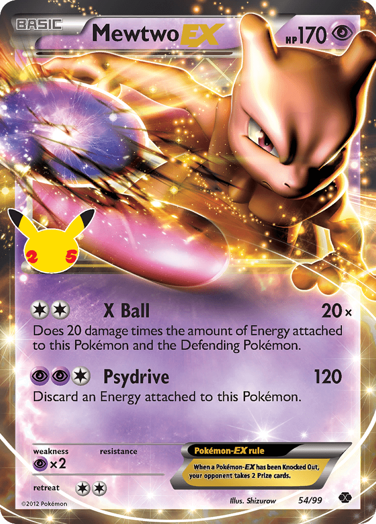 Mewtwo-EX cel25c-54_A Classic Collection from Celebrations: Classic Collection Set