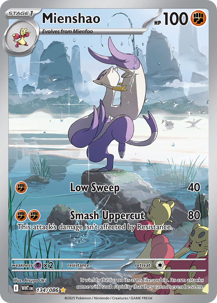 Mienshao rsv10pt5-134 Illustration Rare from White Flare Set