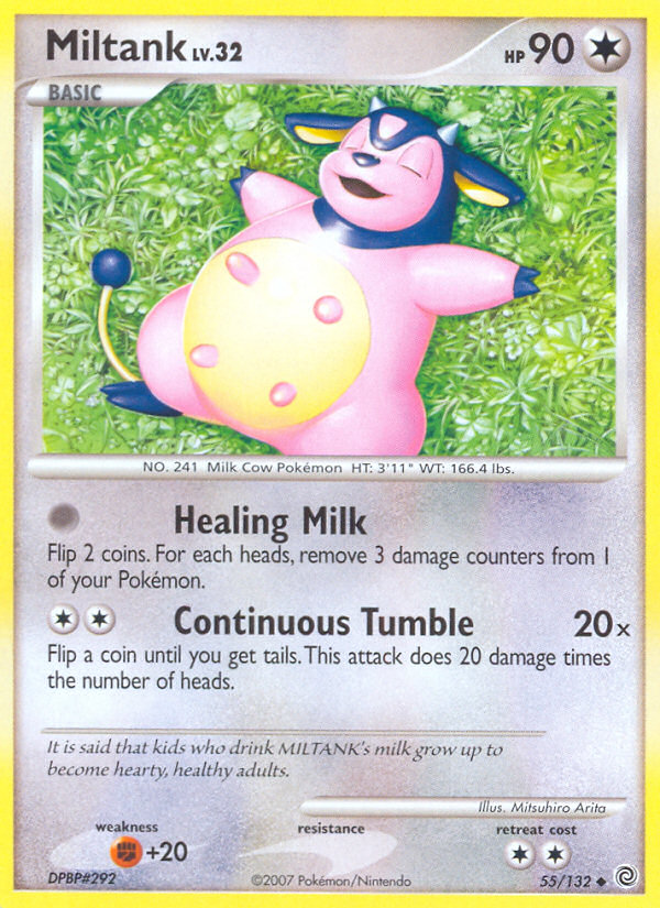 Miltank dp3-55 Uncommon from Secret Wonders Set