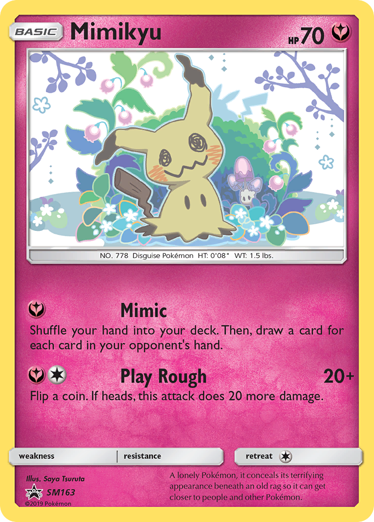 Mimikyu smp-SM163 Promo from SM Black Star Promos Set
