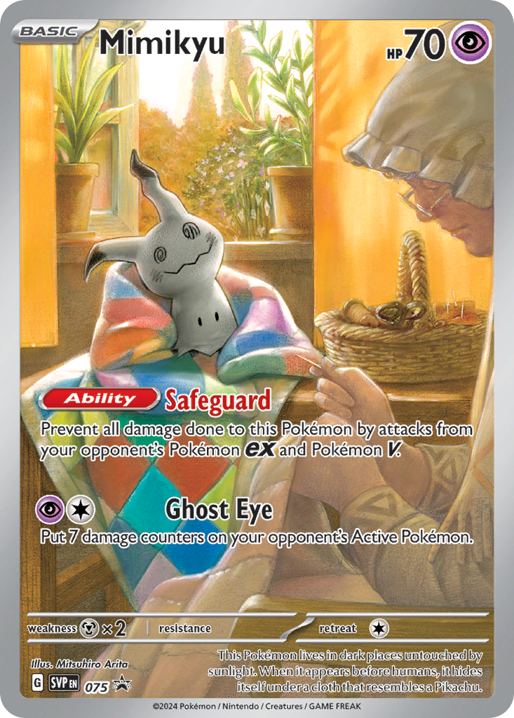 Mimikyu svp-75 Promo from Scarlet & Violet Black Star Promos Set