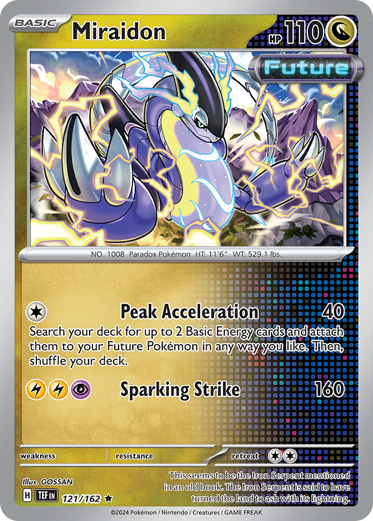 Miraidon sv5-121 Rare from Temporal Forces Set