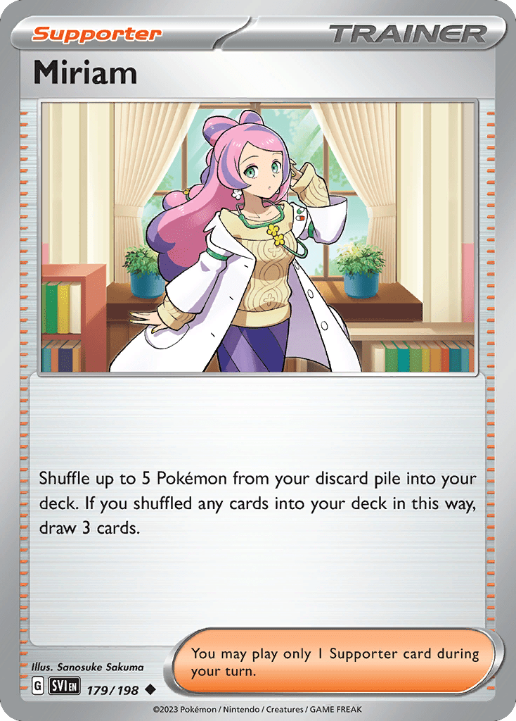Miriam sv1-179 Uncommon from Scarlet & Violet Set
