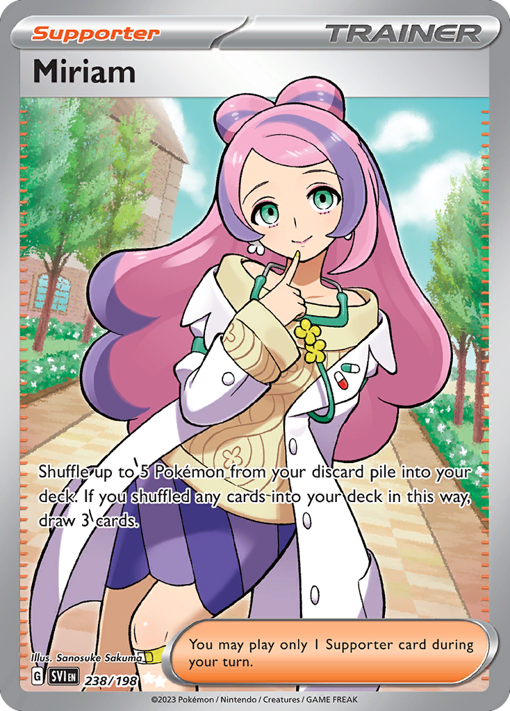 Miriam sv1-238 Ultra Rare from Scarlet & Violet Set
