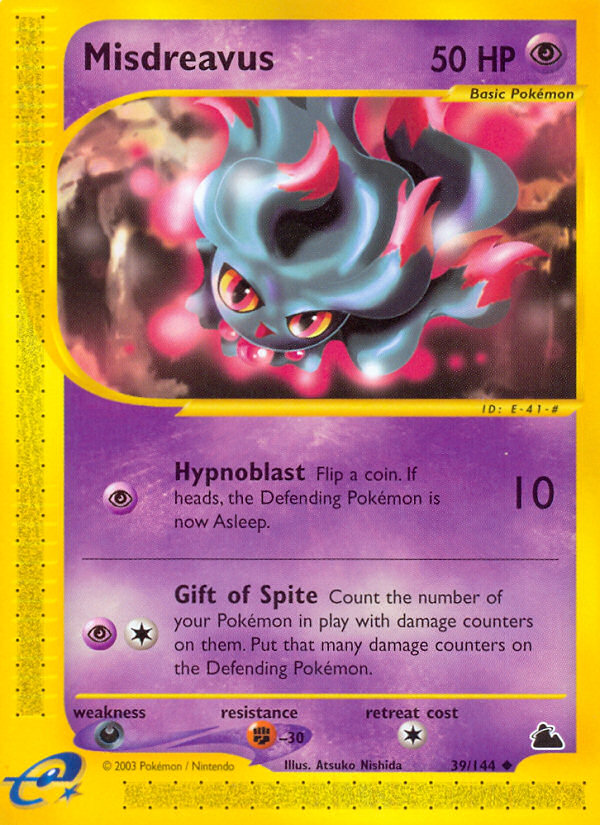 Misdreavus ecard3-39 Uncommon from Skyridge Set
