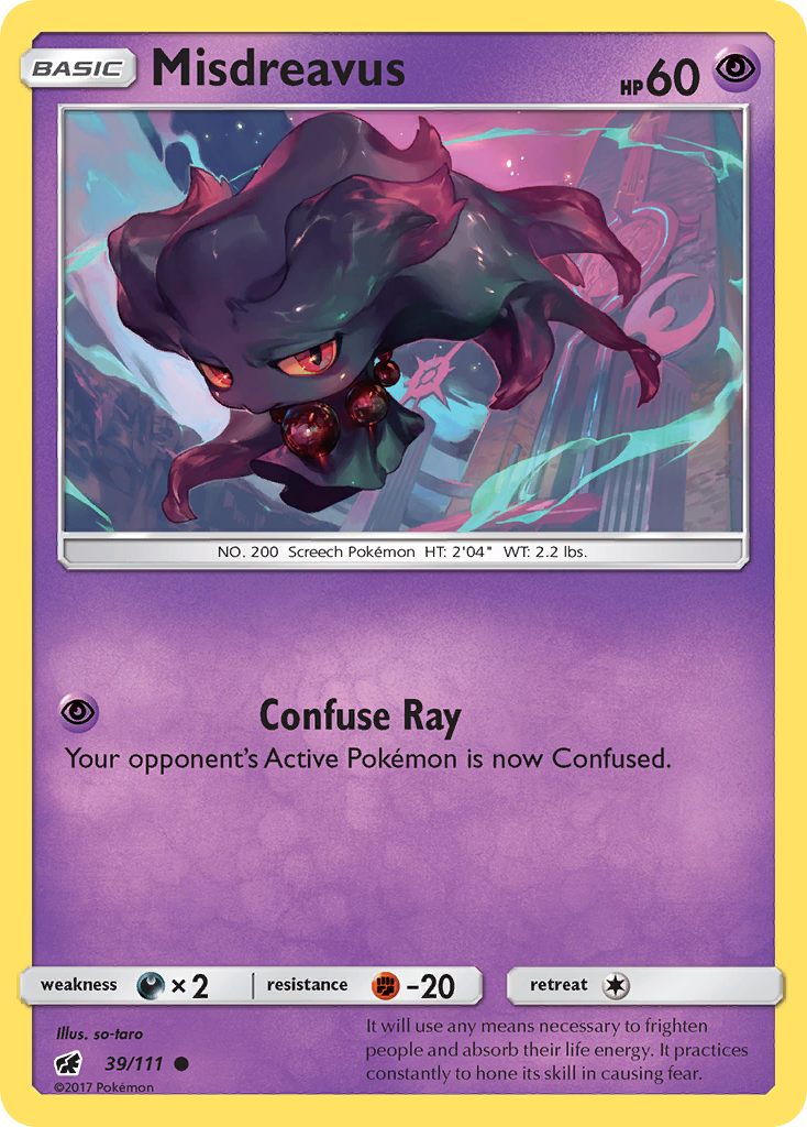 Misdreavus sm4-39 Common from Crimson Invasion Set