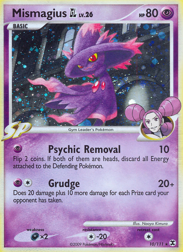 Mismagius GL pl2-10 Rare Holo from Rising Rivals Set