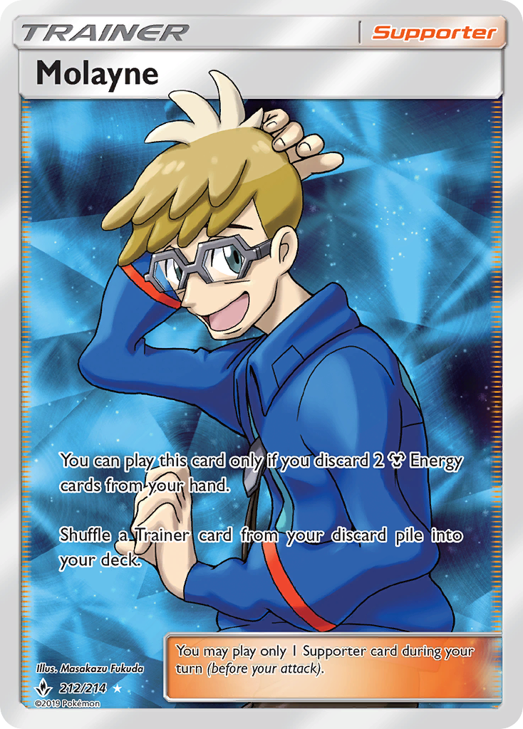 Molayne sm10-212 Rare Ultra from Unbroken Bonds Set