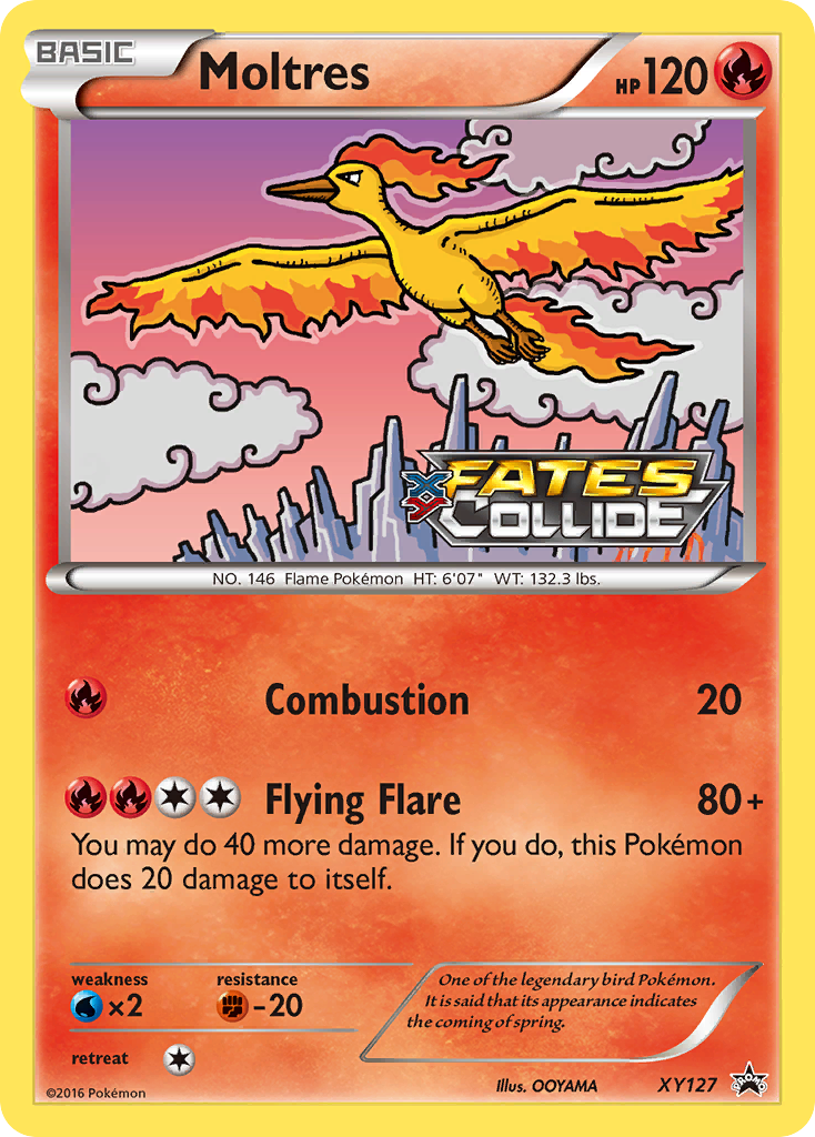 Moltres xyp-XY127 Promo from XY Black Star Promos Set