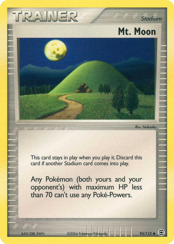 Mt. Moon ex6-94 Uncommon from FireRed & LeafGreen Set