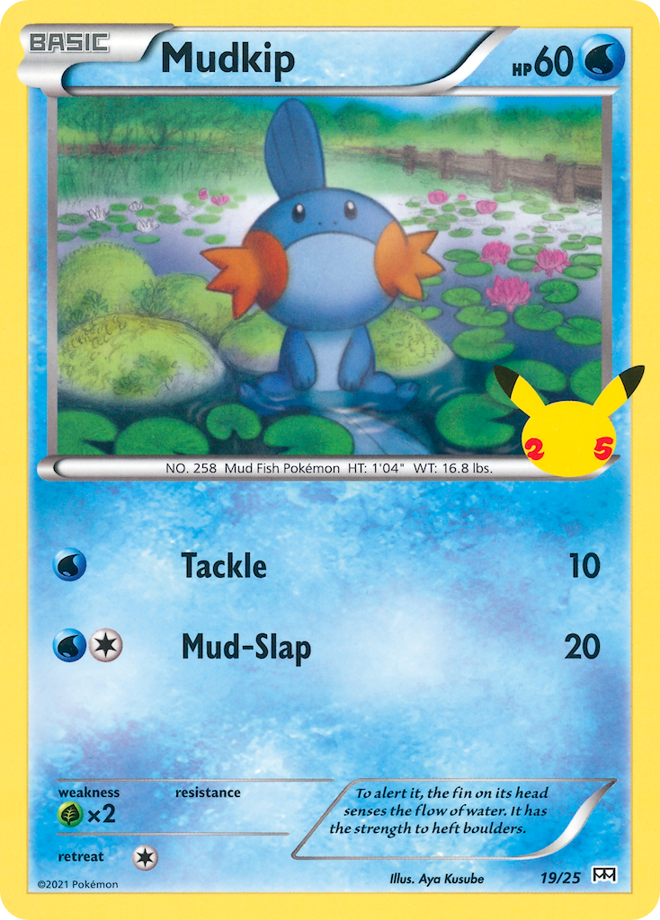 Mudkip mcd21-19  from McDonald's Collection 2021 Set