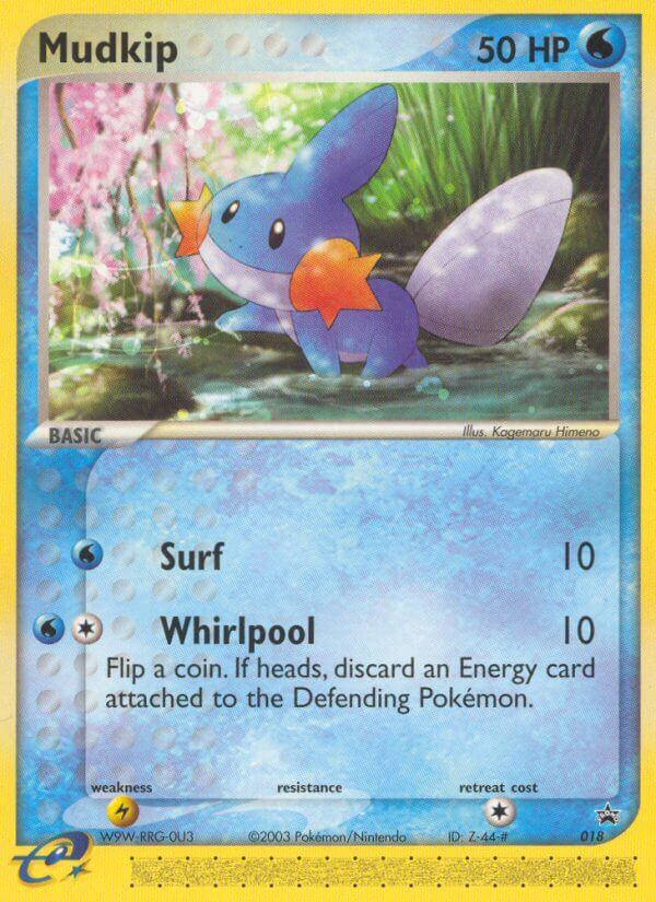 Mudkip np-18 Promo from Nintendo Black Star Promos Set