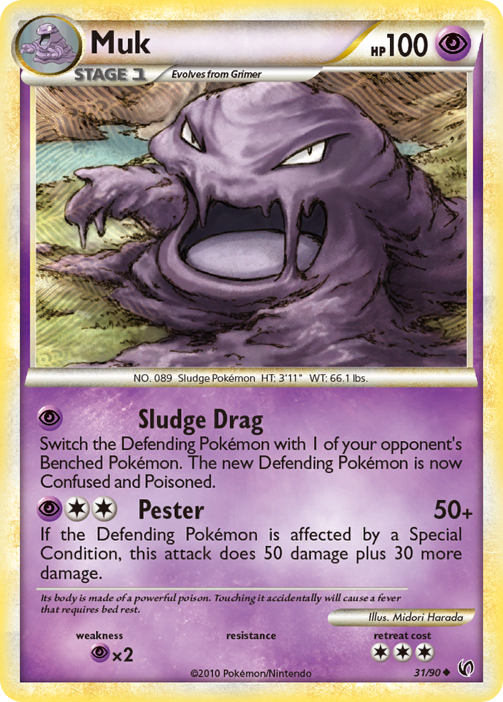 Muk hgss3-31 Uncommon from HS—Undaunted Set