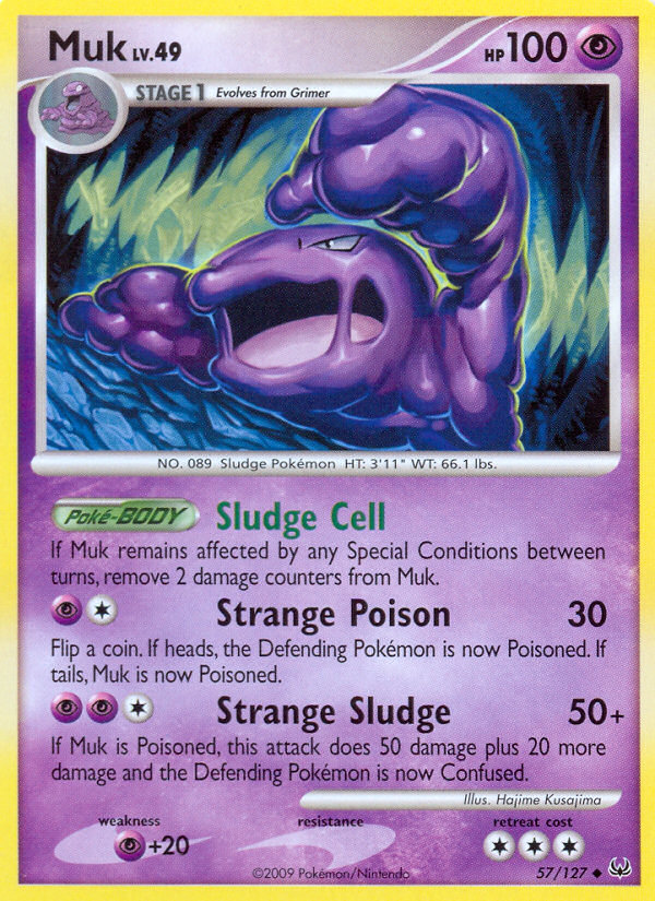 Muk pl1-57 Uncommon from Platinum Set