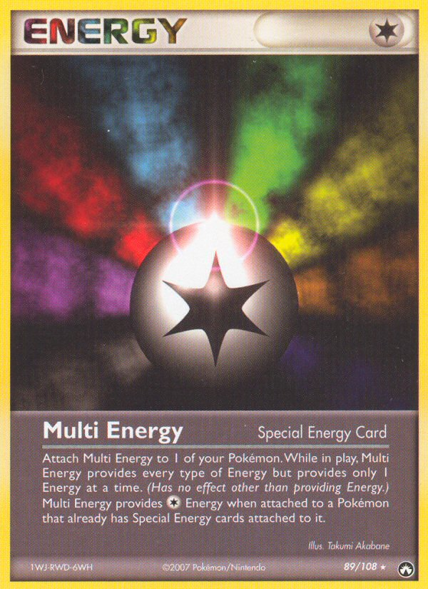 Multi Energy ex16-89 Rare from Power Keepers Set
