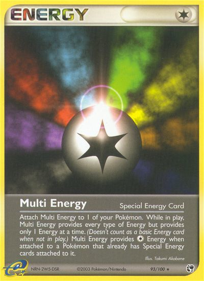 Multi Energy ex2-93 Rare from Sandstorm Set