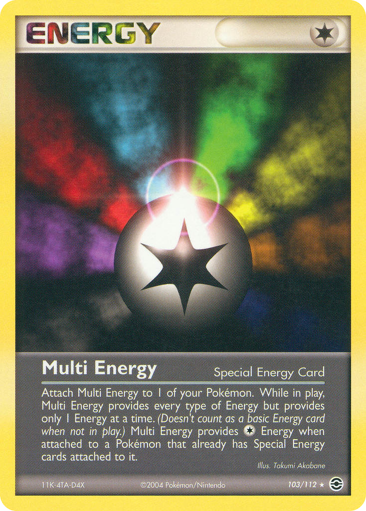 Multi Energy ex6-103 Rare from FireRed & LeafGreen Set