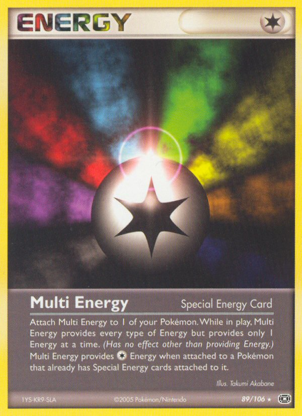 Multi Energy ex9-89 Rare from Emerald Set