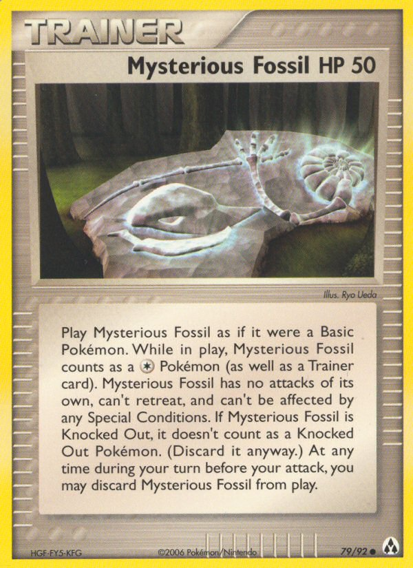 Mysterious Fossil ex12-79 Common from Legend Maker Set