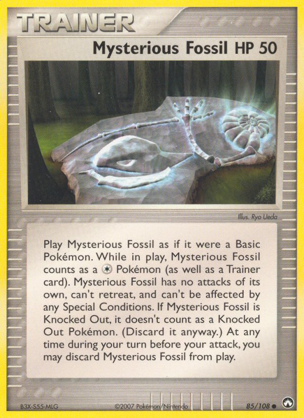 Mysterious Fossil ex16-85 Common from Power Keepers Set