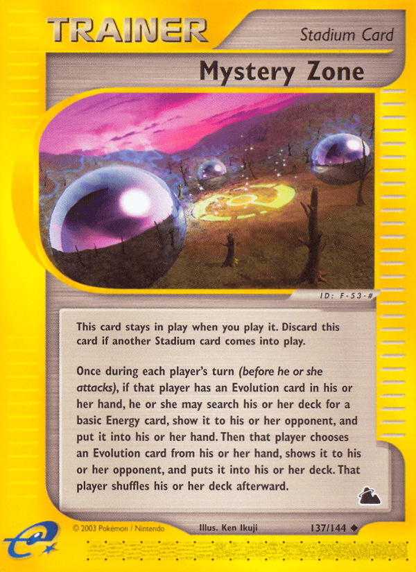 Mystery Zone ecard3-137 Uncommon from Skyridge Set