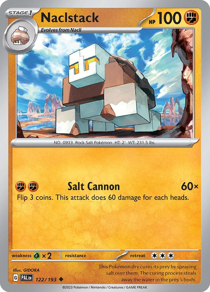 Naclstack sv2-122 Uncommon from Paldea Evolved Set